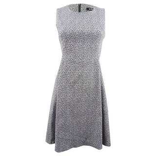 printed black dress