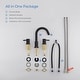 preview thumbnail 31 of 30, Circular 8-inch Widespread Basin Faucet