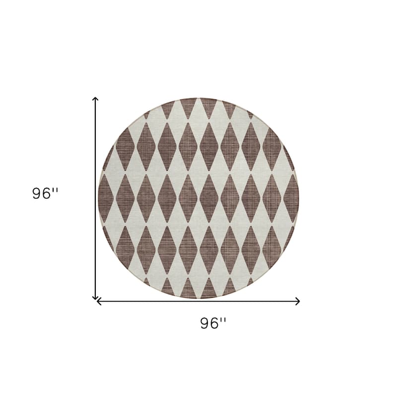 HomeRoots Geometric Transitional Rectangle Outdoor Rug