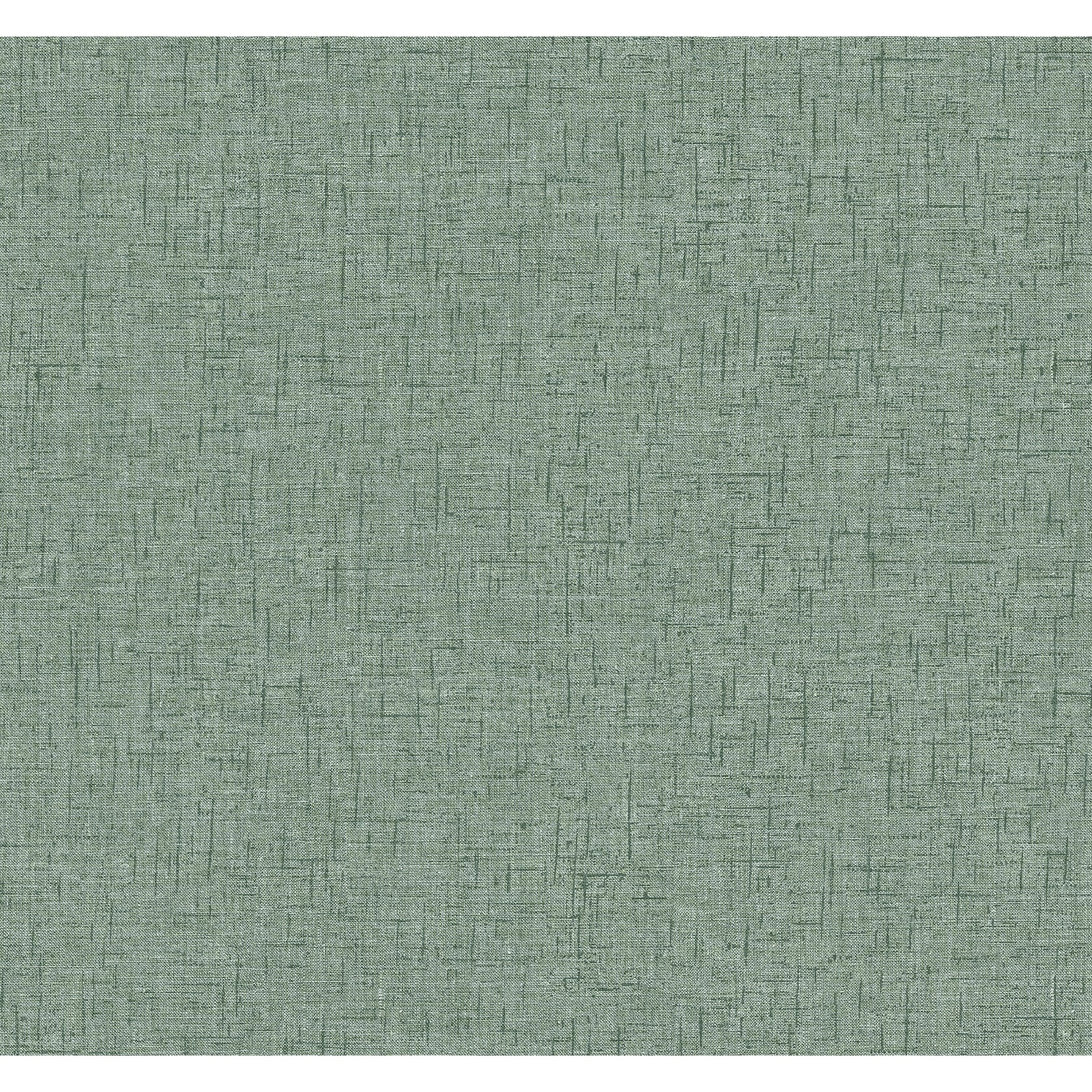 A-Street Prints Bentley Green Faux Linen Wallpaper