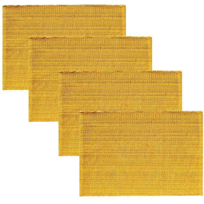 Fabstyles Casual Classic Set of 4 Thick Cotton Heavyweight Placemats