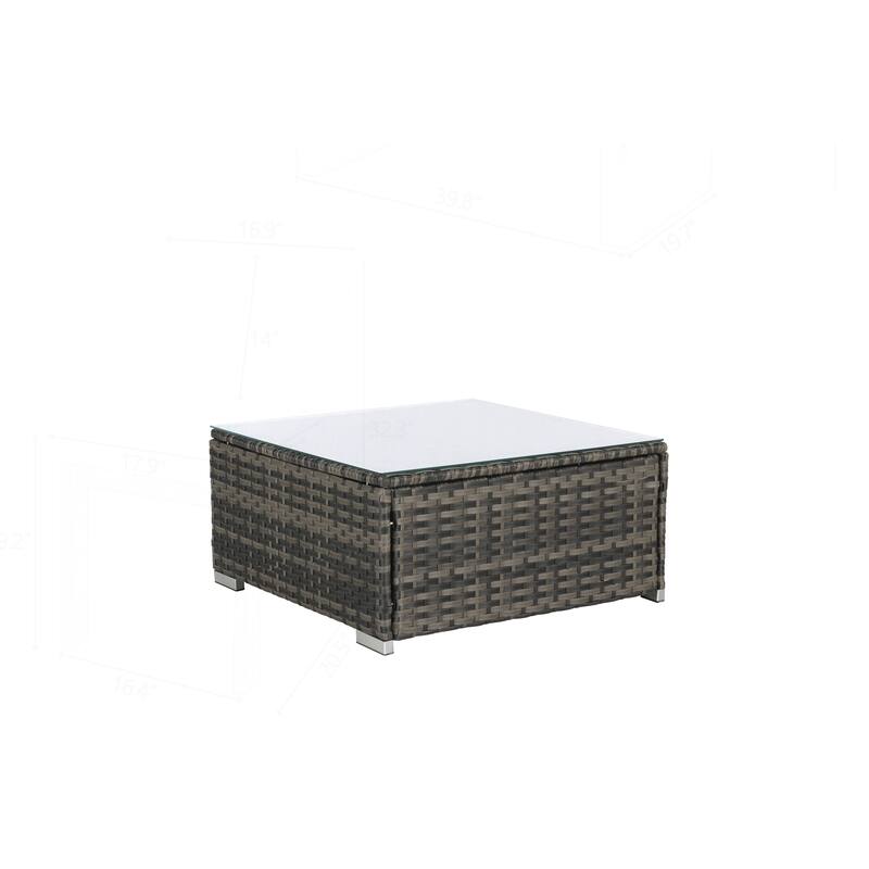 Outdoor Patio Sofa Set for Poolside Relaxation and Entertainment