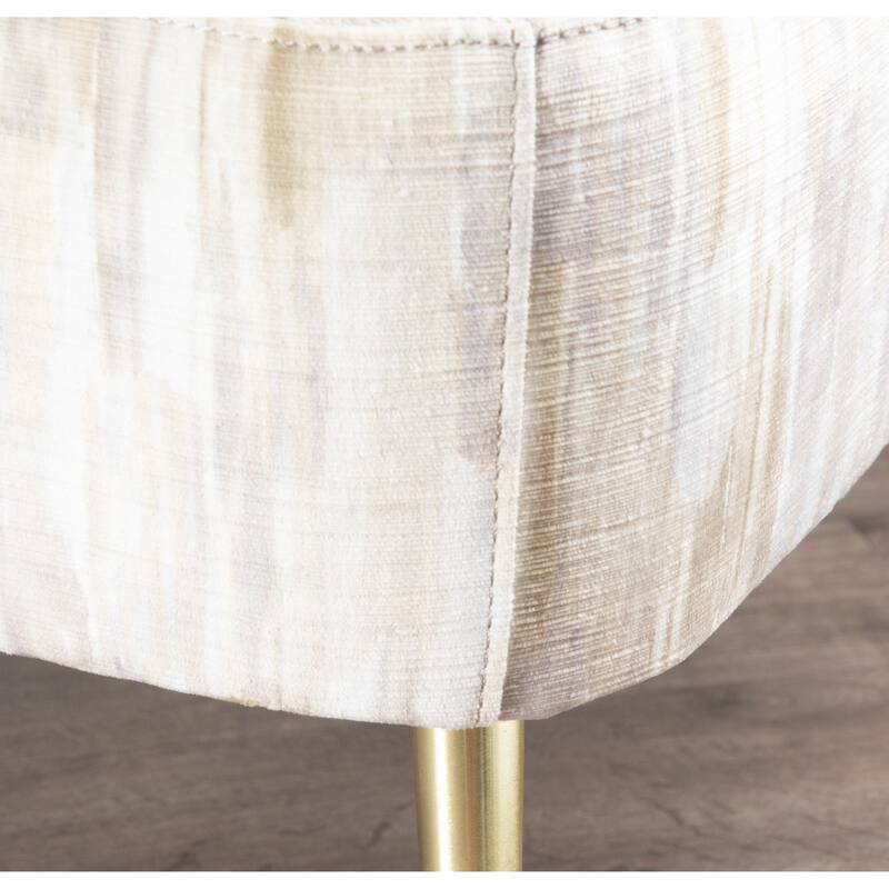 Silver Orchid Harding Slipper Chair