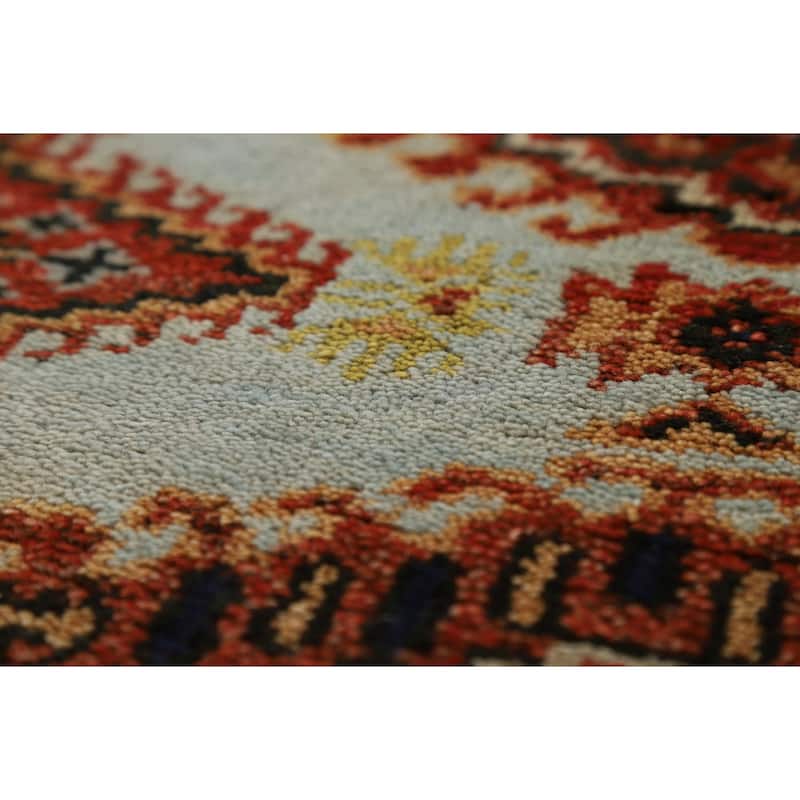 Viss Indian Runner Rug Hand-Knotted Traditional Wool Carpet - 2'6"x 7'11"