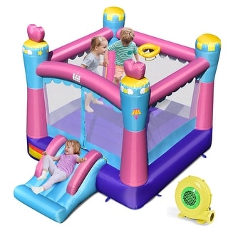 Costway Inflatable Bounce House 3-in-1 Princess Theme Inflatable - See Details