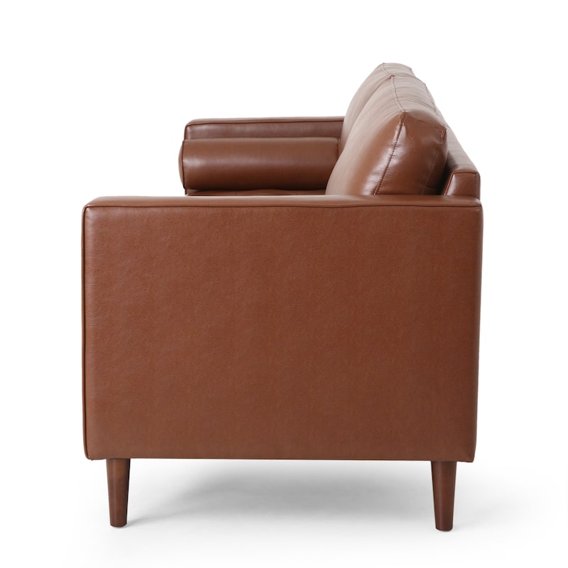 Malinta Contemporary Tufted 3 Seater Sofa by Christopher Knight Home - 82.25" L x 33.00" W x 33.00" H