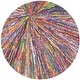 preview thumbnail 7 of 12, SAFAVIEH Nantucket Gonneke Handmade Cotton Area Rug 4' Round - Multi - Round