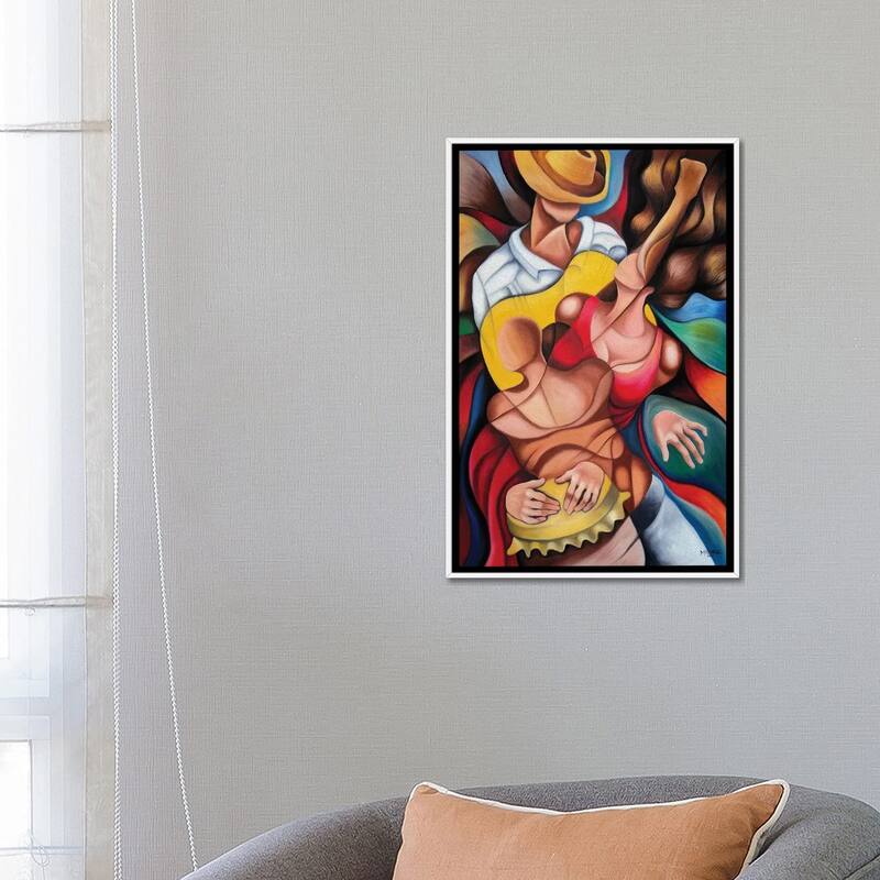 iCanvas "Bodies In Rumba" by Dixie Miguez Framed Canvas Print