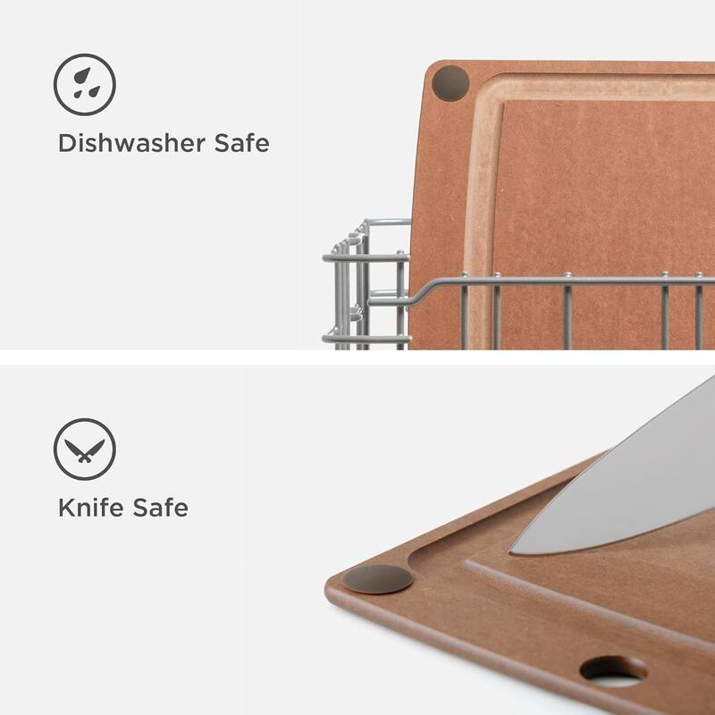 Epicurean All-in-One 10" × 7" Cutting Board in Nutmeg