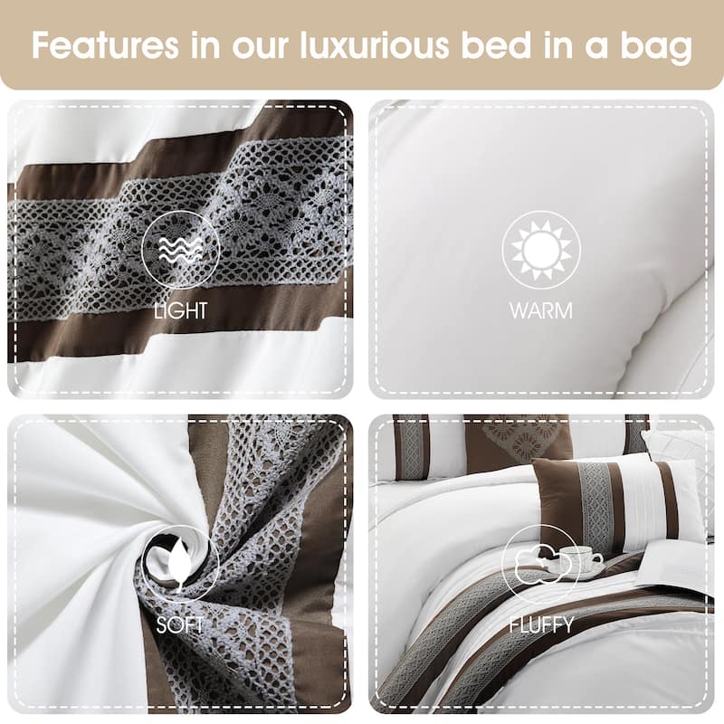 Nanshing Krystel 7 Piece Boho Chic Comforter Set