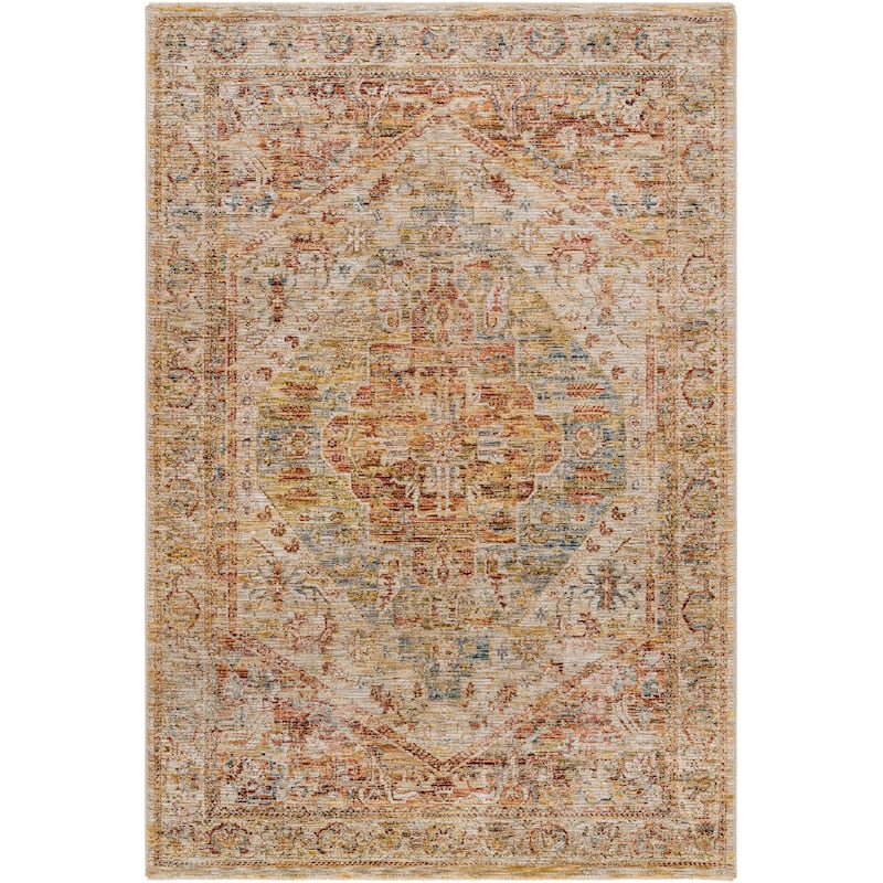 Angelae Traditional Medallion Area Rug