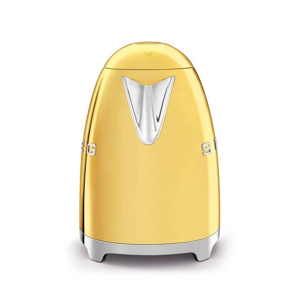 Smeg 50's Retro Style Aesthetic Electric Kettle, Black Bed Bath