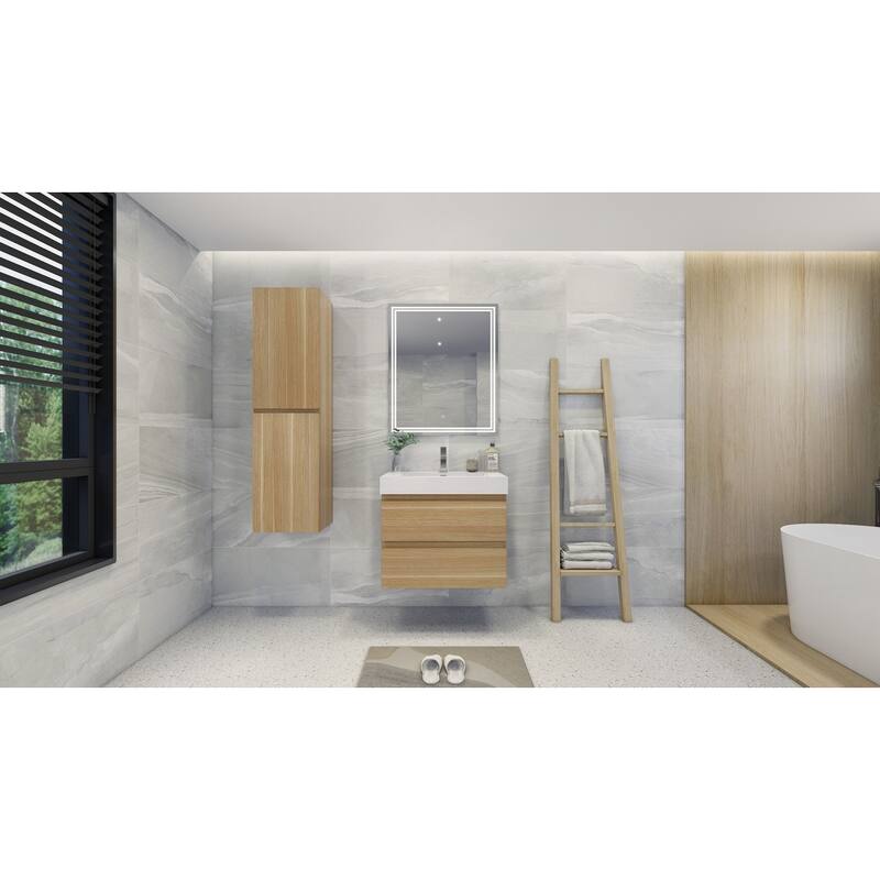 Baillie 30'' Wall-Mounted Vanity with Reinforced Acrylic Sink