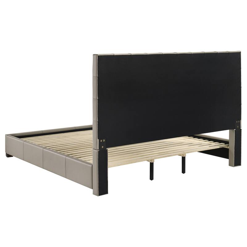 Medley Genuine Leather Platform Bed