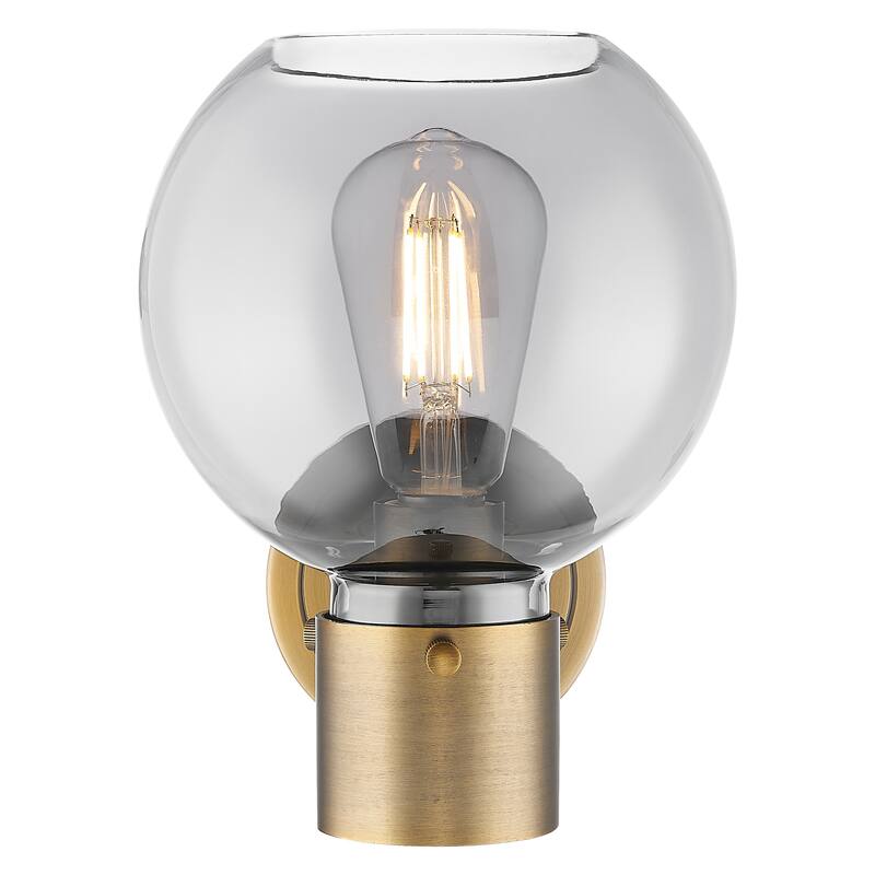 Innovations Lighting 464-1W-G464B-7SM Lawton Sphere 9" Tall Bathroom