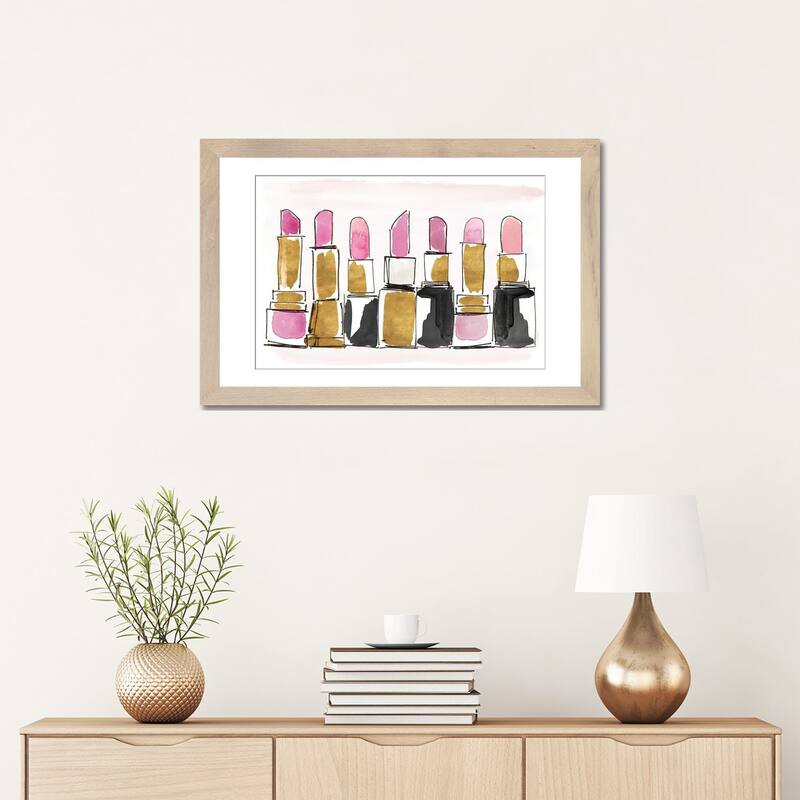 iCanvas "Watercolor Lipsticks" by Lanie Loreth