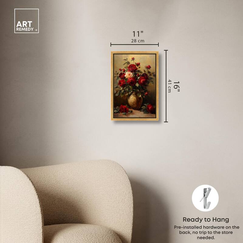 Lavish Lily Lament Canvas by Art Remedy