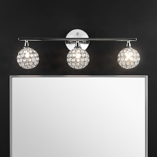 Beverly Iron/Glass Contemporary Glam LED Vanity Light, by JONATHAN  Y