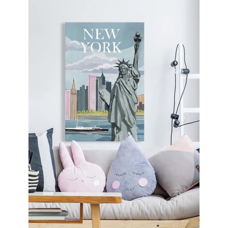 'Liberty Ship' Painting Print on Wrapped Canvas