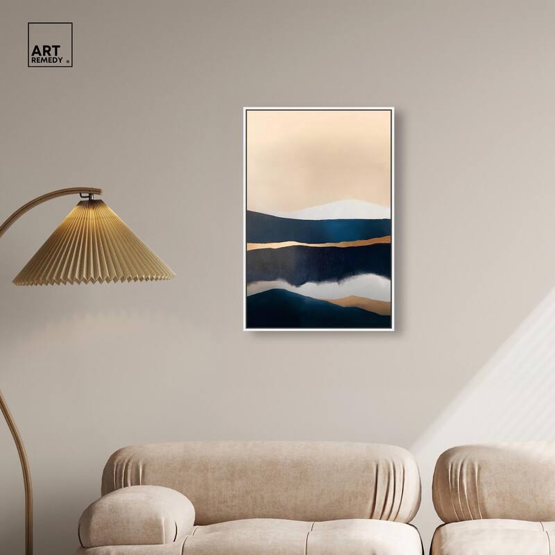 Golden Seam I Canvas by Art Remedy