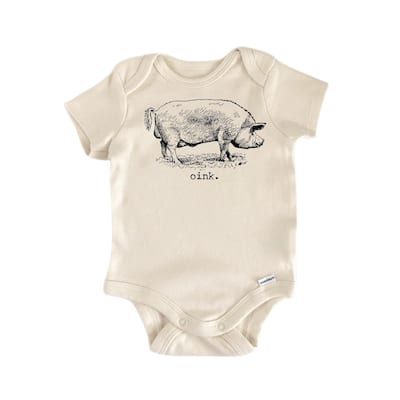 Pig Ham Farm - Baby Boy Girl Clothes Infant Bodysuit Funny Cute Newborn
