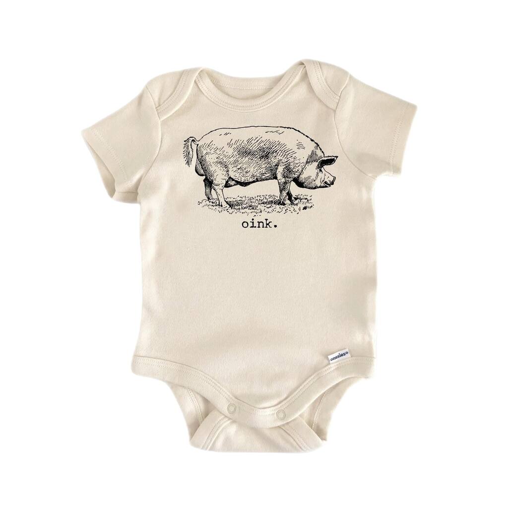 Pig Ham Farm - Baby Boy Girl Clothes Infant Bodysuit Funny Cute Newborn