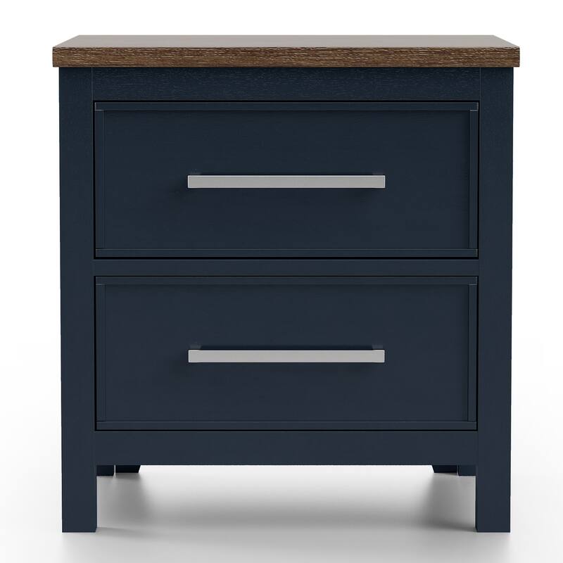 Furniture of America Althea Modern Farmhouse 4-Piece Wood Kids Panel Bedroom Set