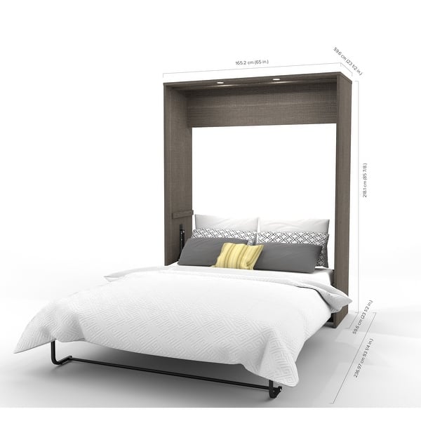 Cielo 66W Queen Murphy Bed for Multipurpose Room by Bestar - Bed Bath ...
