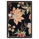 preview thumbnail 42 of 74, SAFAVIEH Handmade Chelsea Rubi French Country Floral Wool Rug 1'8" x 2'6" - Black