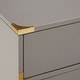 preview thumbnail 18 of 22, Kedric 6-Drawer Gold Accent Dresser by iNSPIRE Q Bold