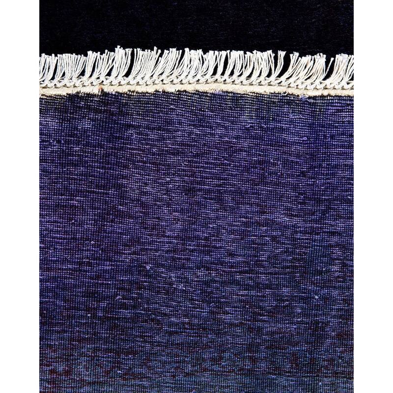 Fine Vibrance, One-of-a-Kind Hand-Knotted Area Rug - Purple, 6' 1" x 6' 1" - 6' 1" x 6' 1"