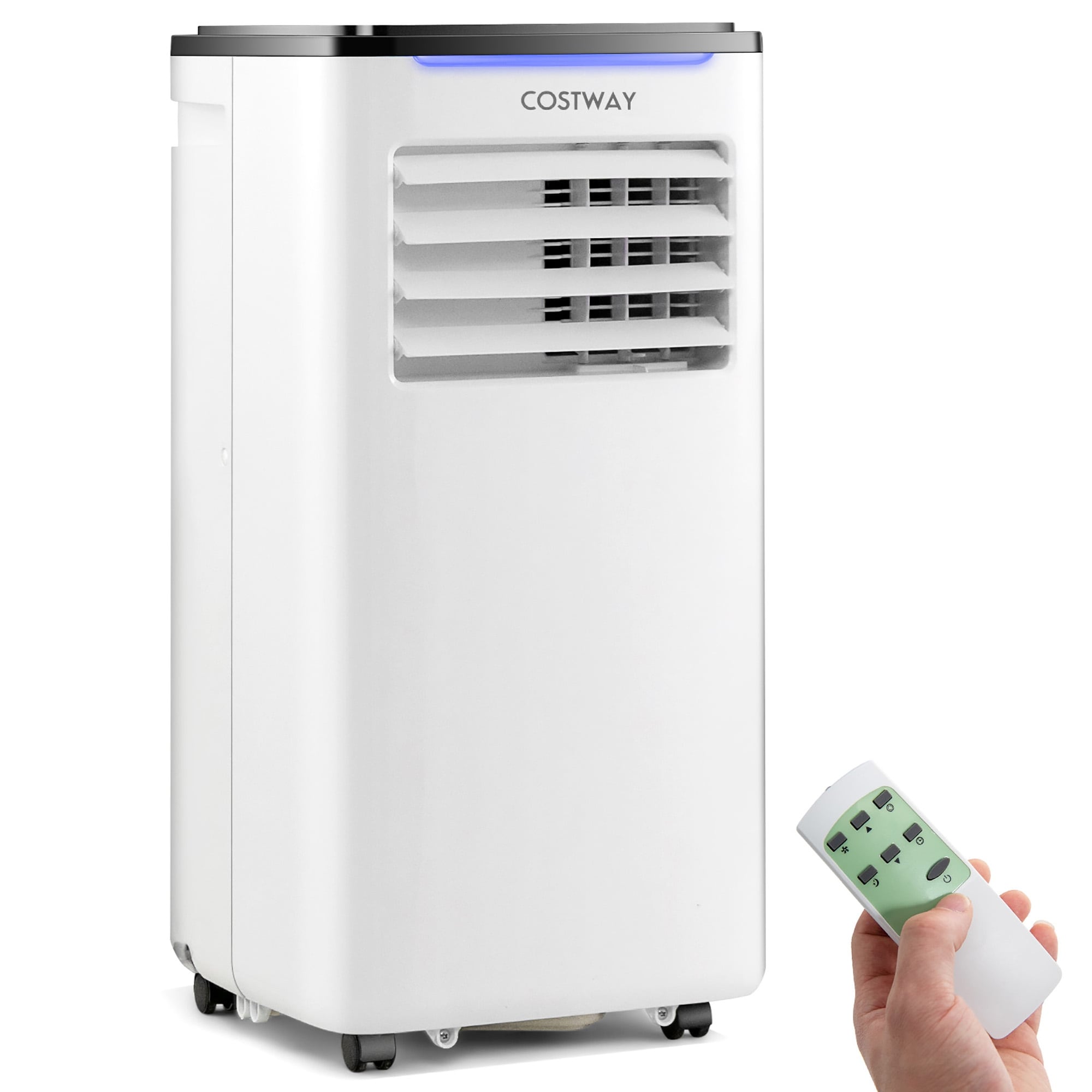 8000 BTU Portable Air Conditioner 3-in-1 AC Unit w/ Cool Dehum Fan