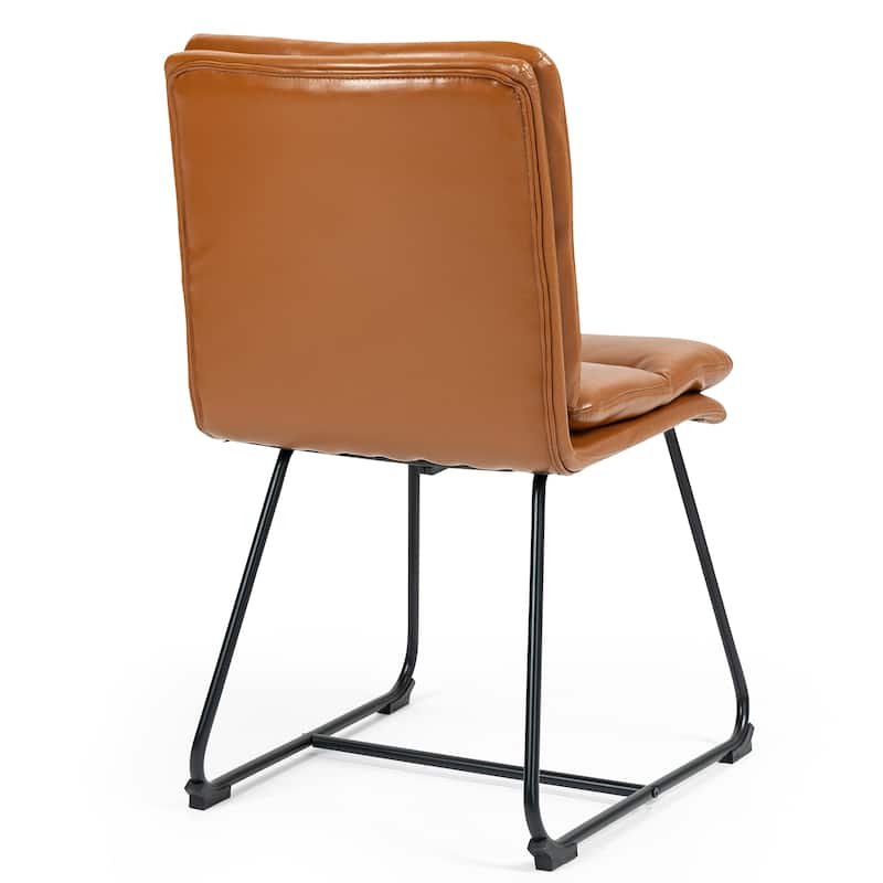 Aulani Upholstered Metal Frame Dining Chair (Set of 2)