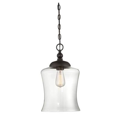 Kelly Home One Light Mini Pendant Mmin2 OilRubbedBronze - Exact Size