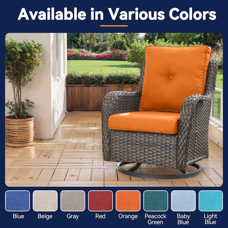 Patio Outdoor Cushions with Removable Cover