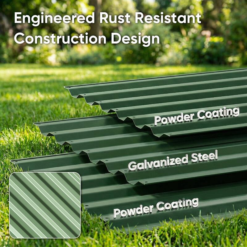 Pocassy Planter Box Outdoor Garden Bed Planter for Vegetables.