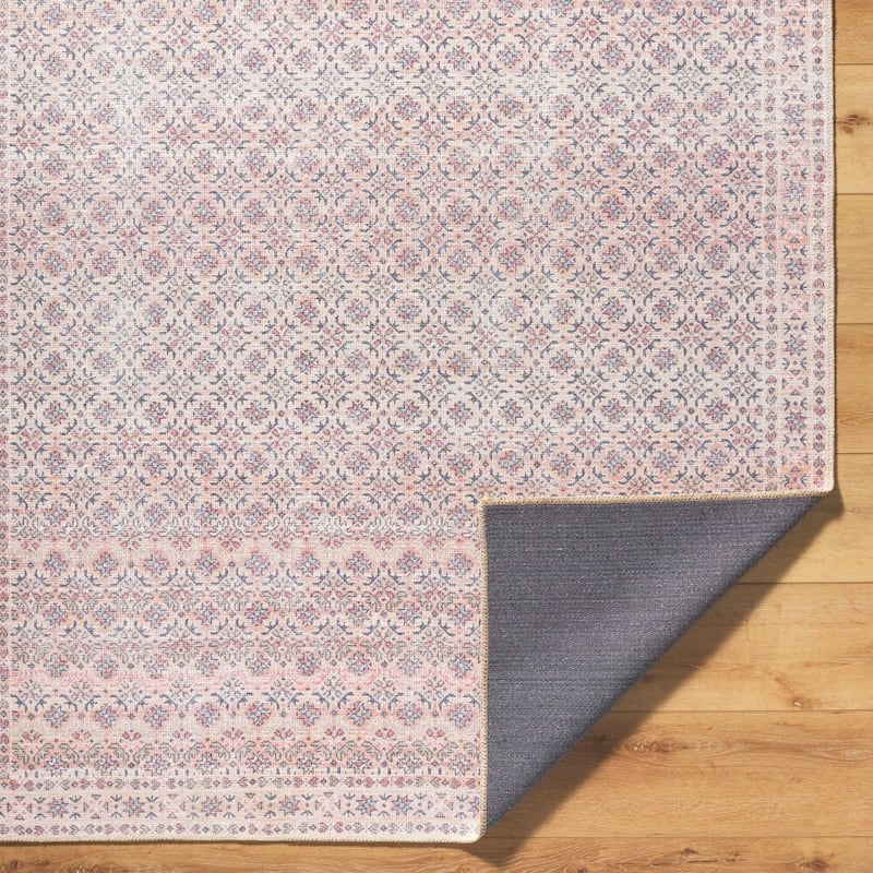 Livabliss Amelie Traditional Washable Area Rug - 2'7" x 7'10" - Beige/Brown