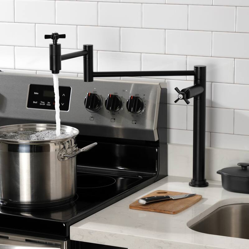 Millennium Two-Handle 1-Hole Deck Mount Pot Filler Faucet
