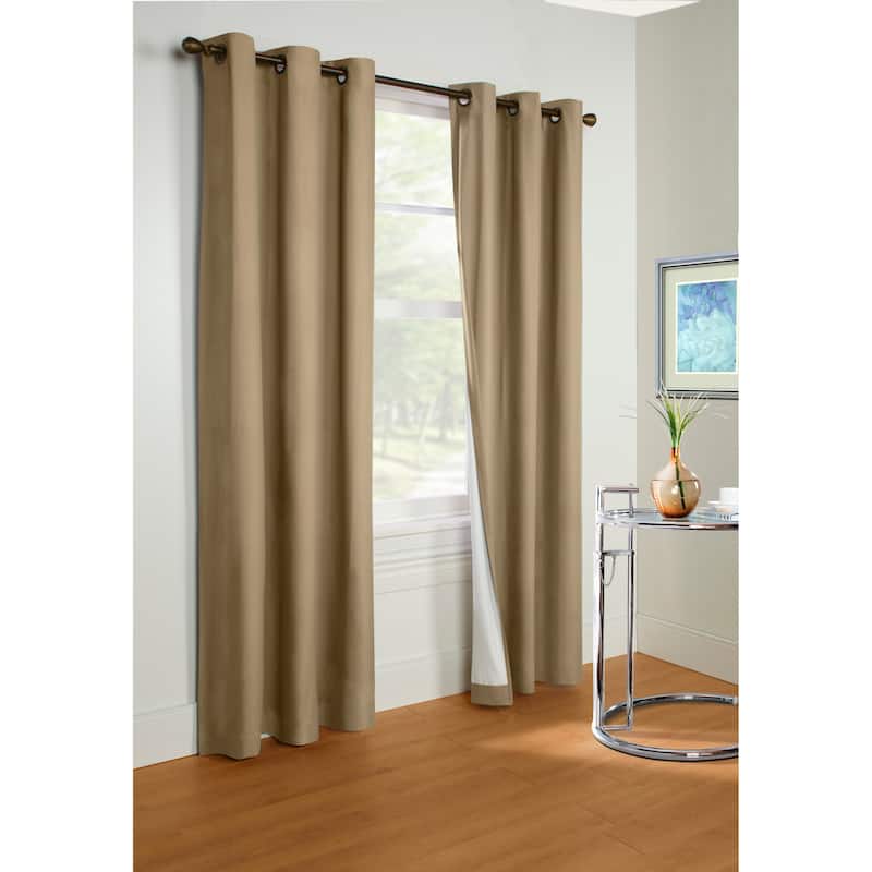 ThermaLogic Prelude Grommet Insulated Solid Curtain Panel