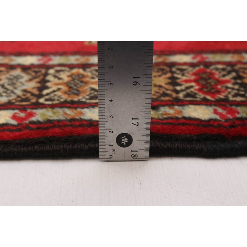 ECARPETGALLERY Hand-knotted Anadol Red Wool Rug - 2'6 x 9'2