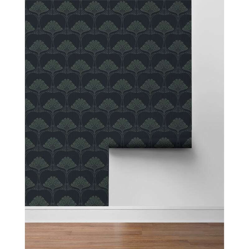 NextWall Deco Floral Peel and Stick Wallpaper