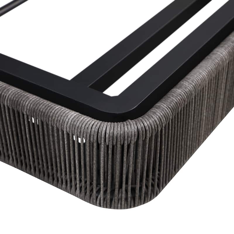 The Laze Moderno Outdoor Chaise Lounge - N/A