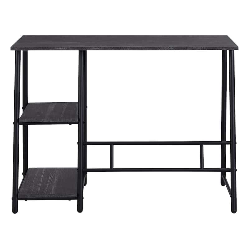 Frame Works 40" Desk with Two Storage Shelves