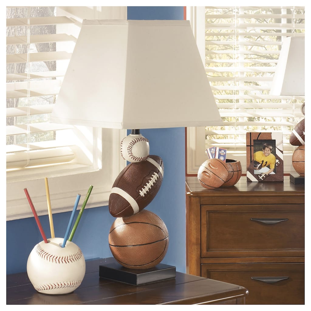 Nyx Sports Balls 24 Inch Ceramic Table Lamp