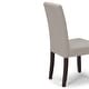preview thumbnail 90 of 111, WYNDENHALL Normandy Transitional Parson Dining Chair (Set of 2) - 18.1"w x 18.5" d x 39.4" h
