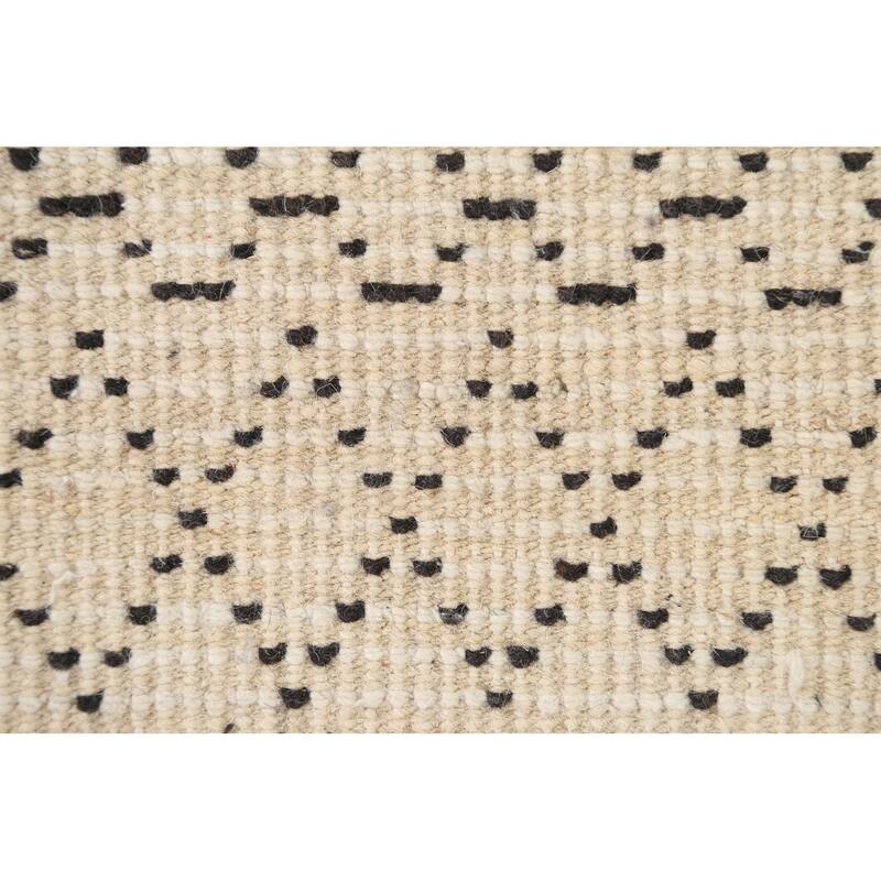 Trellis Vegetable Dye Oriental Moroccan Berber Area Rug Wool Handmade - 4'8" x 8'0"