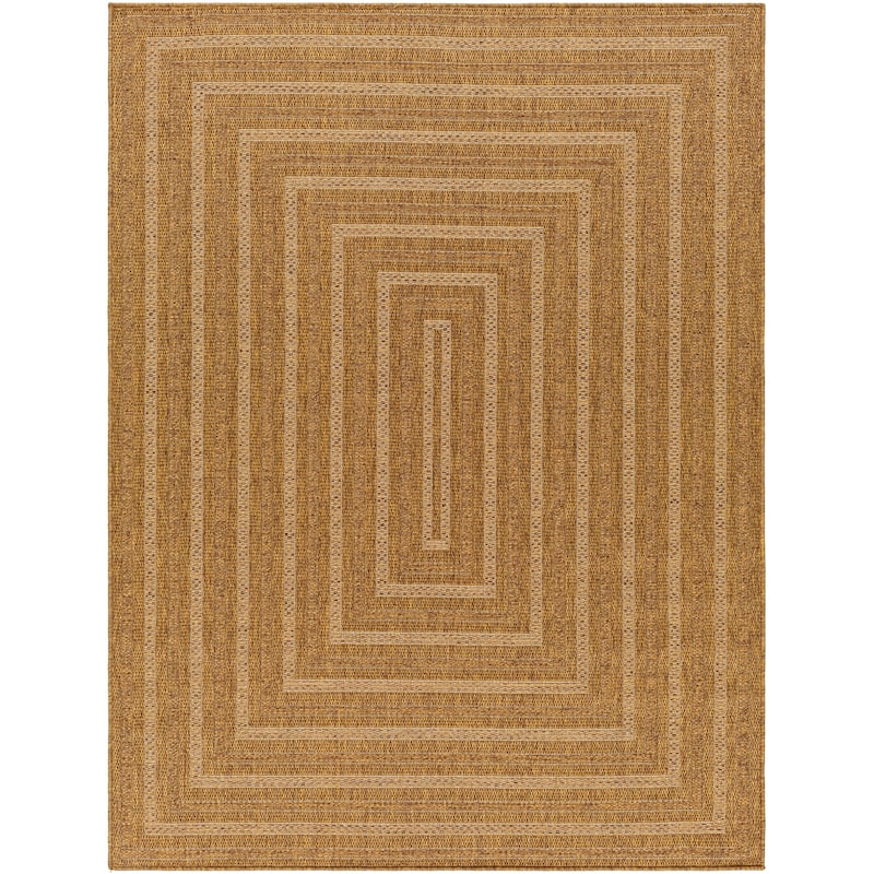 Livabliss Pismo Indoor/ Outdoor Infinity Border Area Rug