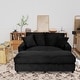 preview thumbnail 6 of 71, GDFStudio - Polyester 50.9" Loveseat Chaise Lounge Chair with Cup Holders