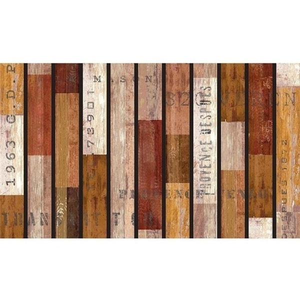 Apache Mills 60-730-5325-01800030 Masterpiece Mat Rustic Wood Slats