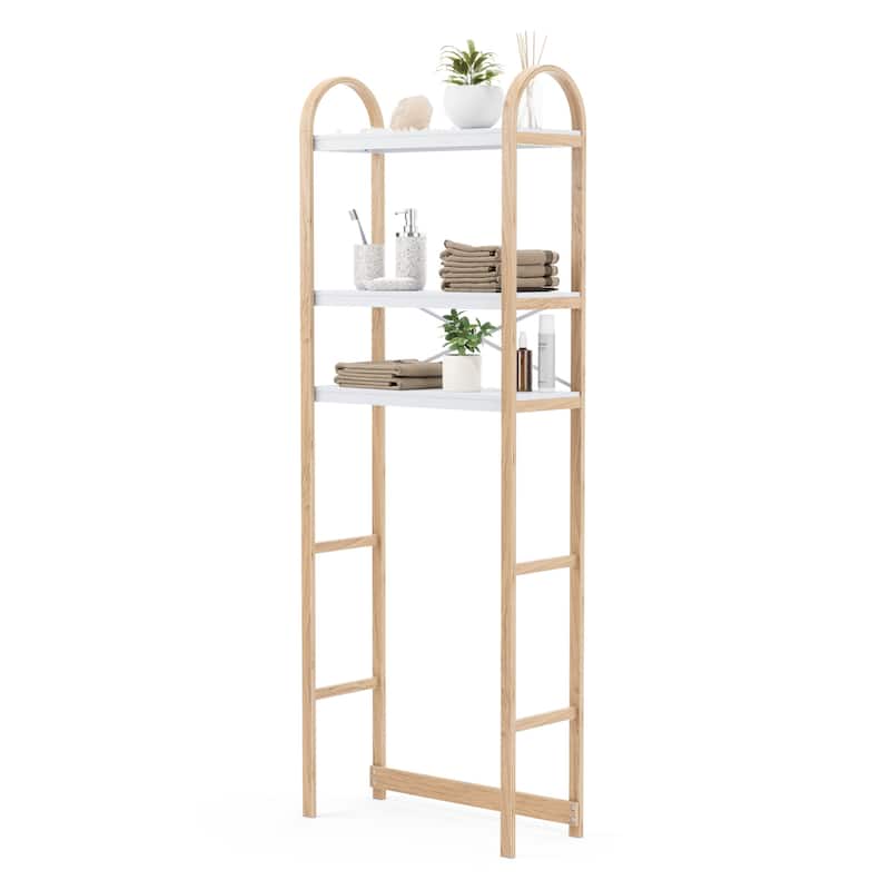 Umbra 1016856 Bellwood 24" Composite and Wood Bathroom Shelf - Natural - Natural Finish
